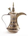 SILVER PLATED COFFEE POT (DALLAH) – OMAN, EARLY 20TH CENTURY