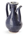 A CHINESE BLUE GLAZED EWER, MING DYNASTY, 16TH CENTURY