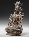 A GILT CHINESE BRONZE FIGURE OF GUANYIN, MING DYNASTY (1368-1644)