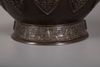 A very large Japanese bronze twin-handled vase