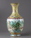 A famille rose vase