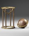 A PERSIAN ENGRAVED BRASS CELESTIAL GLOBE, 19TH CENTURY