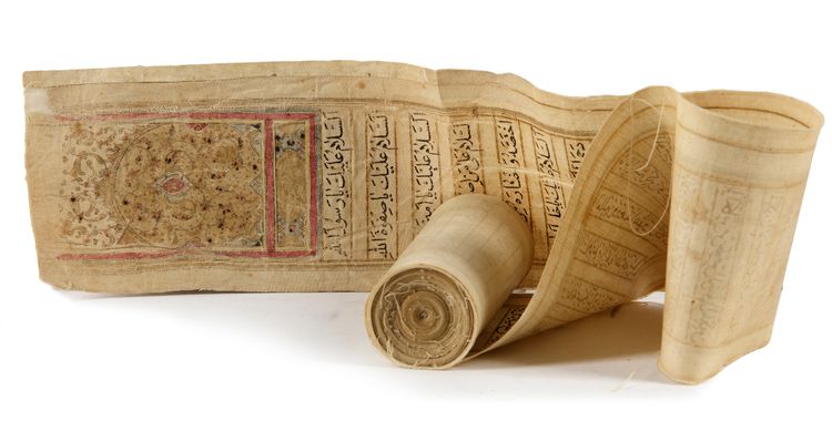 AN OTTOMAN PRAYER SCROLL