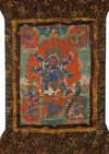 A SINO-TIBETAN THANGKA DEPICTING MAHAKALA, TIBET, 19TH CENTURY