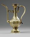 A Chinese Islamic-market hexagonal bronze ewer