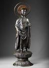 JIZO BOSATSU BRONZE FIGURE, JAPAN, 18TH CENTURY