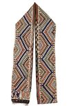 A RARE ANTIQUE ANATOLIAN SAÇIKARA KILIM BORDER FRAGMENT