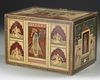 A PAINTED WOOD DEVOTIONAL CABINET (MANDIR), RAJASTHAN, INDIA, 19TH CENTURY