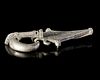A BYZANTINE SILVER BUCKLE, 6TH CENTURY AD