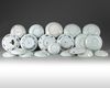 A group of twenty Chinese blue and white objects