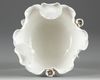 A Dehua white-glazed 'lotus' bowl
