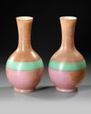 A PAIR OF OPALINE VASES, FRANCE, 19TH CENTURY