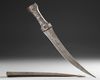 A PERSIAN SILVER-INLAID AND ENGRAVED STEEL DAGGER, QAJAR, 19TH CENTURY