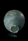 A LARGE UMAYYAD TURQUOISE-GREEN GLAZED JAR, MESOPOTAMIA, 7TH-8TH CENTURY