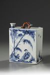 A Japanese Rectangular Sake Bottle