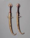A PAIR OF SILVER DAGGER, MOROCCO, 19TH CENTURY