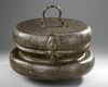 A SAFAVID TINNED COPPER BOWL AND COVER, PERSIA, 17TH CENTURY