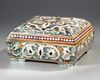 A SYRIAN MOTHER-OF-PEARL INLAID BOX
