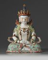 A Chinese famille rose Amitayus