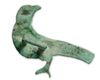 A SELJUK BRONZE GILDED BIRD, 12TH-13TH CENTURY