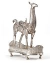 SILVER FILIGREE LAMA INCENSE BURNER – INDIA, 19TH CENTURY