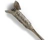 AN OTTOMAN SILVER  HANDLE AND HILTED STEEL SWORD (YATAGHAN),TURKEY, LATE 19TH CENTURY