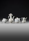 FOUR CHINESE QINGBAI PORCELAIN WATER DROPPERS, SONG DYNASTY (960-1279)