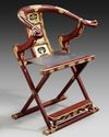 A JAPANESE TEMPLE MONKS CHAIR, MEIJI PERIOD (1868-1912)