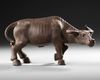 A CHINESE TERRACOTTA BULL, 19TH-20TH CENTURY