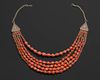 SILVER AND CORAL NECKLACE,YEMENI