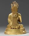 A Tibetan gilt bronze figure of an Amitayus