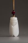 A Chinese white jade cicada