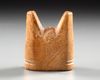 A NISHAPUR IVORY PIECE, PERSIA, 9TH-12TH CENTURY