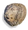 A SCULPTED MARBLE WALL FOUNTAIN HEAD IN THE FORM OF A LION’S MASK, SECOND HALF 20TH CENTURY