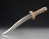 A FINE MUGHAL GEM-SET JADE-HILTED DAGGER, JAHANGIR PERIOD, 17TH CENTURY