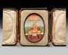 A FINE INDIAN OVAL PORTRAIT OF MUGHAL EMPEROR JAHANGIR, 19TH-20TH CENTURY