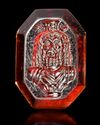 A ROMAN GARNET INTAGLIO OF SERAPIS, 1ST-2ND CENTURY AD