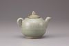 A celadon teapot with cover