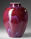 A CHINESE FLAMBE-GLAZED OVOID JAR, QING DYNASTY (1644–1911)