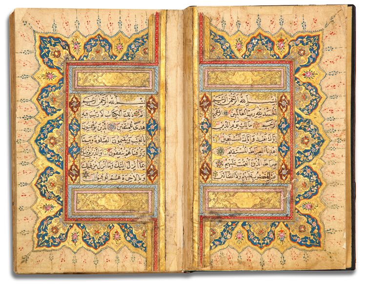 AN ILLUMINATED QURAN COPIED BY ABU BAKR WHEED AND AFTER HIS DEAD CONTINUED BY MUHAMMAD ASAAD NAQSHBANDI, OTTOMAN TURKEY, DATED 1222 AH/1807 AD