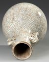 A CHINESE CRACKLE-GLAZED VASE  19TH-20TH CENTURY