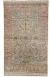 A PURE NATURAL SILK HEREKE DESIGN MASTERPIECE RUG
