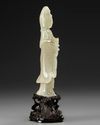 A CHINESE JADE GUANYIN, QING DYNASTY (1644 - 1912)
