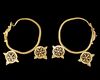 A PAIR OF BYZANTINE GOLD EARRINGS, CIRCA 6TH-7TH CENTURY A.D