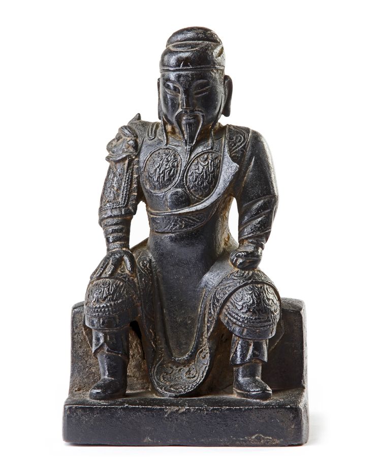 A CHINESE BRONZE MING FIGURE, MING DYNASTY (1368-1644)
