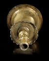 AN OTTOMAN GILT BRONZE CANDLESTICK, LATE 15TH CENTURY
