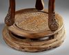 A CHINESE HUANGHUALI CIRCULAR INCENSE STAND, XIANGJI, 17TH CENTURY