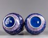 Two Chinese dragon bottle vases