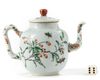 A CHINESE FAMILLE VERTE TEAPOT