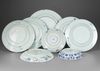 A COLLECTION OF EIGHT CHINESE  BLUE AND WHITE DISHES, 17TH-18TH CENTURY